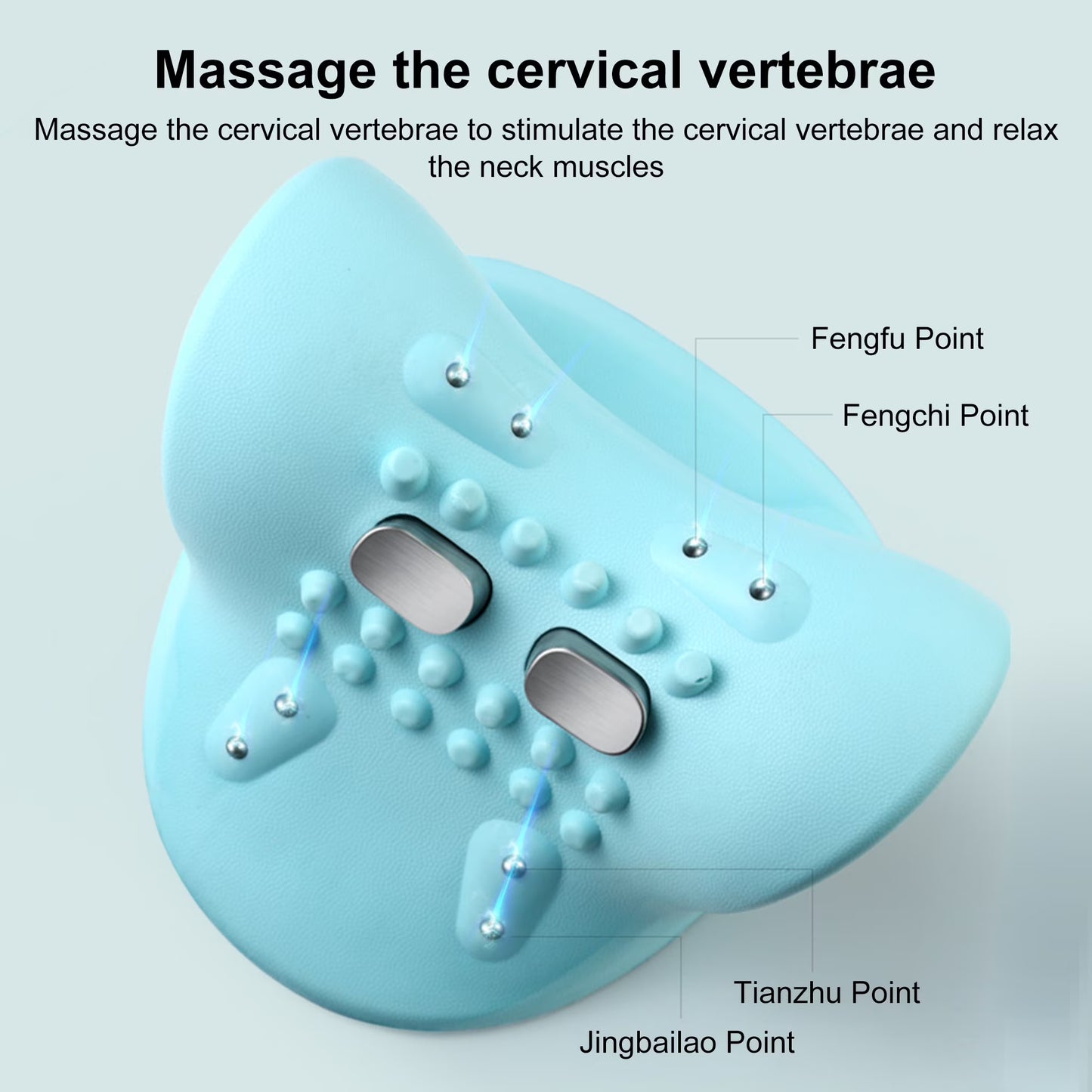 Relevia™ Neck Relief Massager — Heat, EMS & Soothing Massage